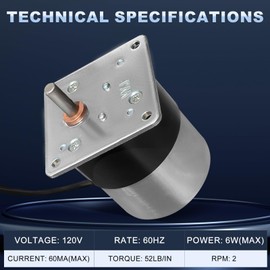 Feed Motor Replacement for Pelpro & Pleasant Hearth Pellet Stoves, SRV7000-670