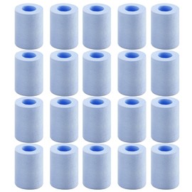 WOOLUCK® Pack of 20 interchangeable filter elements, shower head limescale filter, shower filter for calcareous water, reduces dry itchy skin