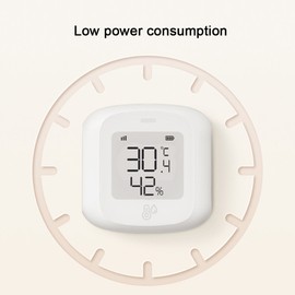 Tuya WiFi Temperature Humidity Tester Digital Display Mobilephone APP Remotely Control Intelligent Linkage Hygrothermograph Smarthome Device