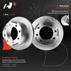 A-Premium 12.80 inch (325mm) Rear Vented Disc Brake Rotors +