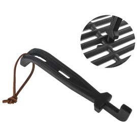 Cast Iron Grill Grate Lifter, Barbecue Universal Grid Lifter, Hot Surfaces handling Lifter Gripper for Most Charcoal Grills and Gas Grills