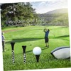 Sosoport 3sets Golf Accessories Bamboo Golf Holder Wood Tees Markers
