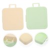 BIUDECO 2Pcs Portable Square Powder Puff Storage Box Breathable Makeup