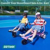 Gotrax Hoverboard Attachment with Rear Shock Absorption, Hoverboard Go Kart(BLA)