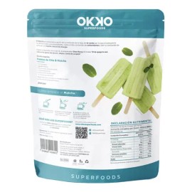 Matcha Orgánico en Polvo Okko 454g  Organic Matcha Powder, Sugar  Lactose Free                                                                        