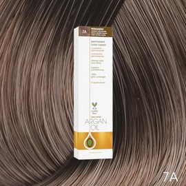 One n Only Argan Oil Permanent Color Cream - 7A Medium Ash Blonde Hair Color Unisex 3 oz