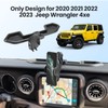 Upgraded Phone Mount for 2020 2021 2022 2023 Jeep Wrangler