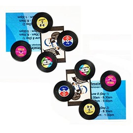 Decorative Refrigerator Magnets, Perfect Fridge Magnets for House Office Personal Use (8Pcs Record)