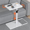 TV Tray Table for Couch - Adjustable Height & 360°Swivel