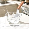 Stainless Steel Spatula with Wooden Handle, 11 x 2.7 Inches,