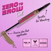 NYX PROFESSIONAL MAKEUP Zero to Brow, Longwear Eyebrow Gel, Ash