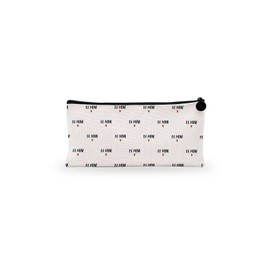 Le Jardin du Lin, Digital Printed Canvas Fabric Pencil Case with Zip, Pencil Case for School, for Kids, Boys, Girls, 100% Cotton, Unisex, 1 Piece, 21 x 12 cm, multi-coloured, Digitally printed canvas pencil case with zipper