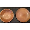 Handmade Signed R. Hine Hand turned Cherry Wood Bowls, 1