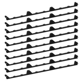 SuperDi 12in Inside 10Pcs - 12" Classic Ribbed Profile Foam Closure Strip Fits for Metal Corrugated Roofing Panels Sheets - 3' Long Intside Roof Closure Strips (Closed-Cell Foams Material)