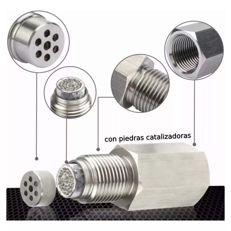 NOTWAIT Mini Catalizador Sensor De Oxigeno Apaga Código P0420 P0430