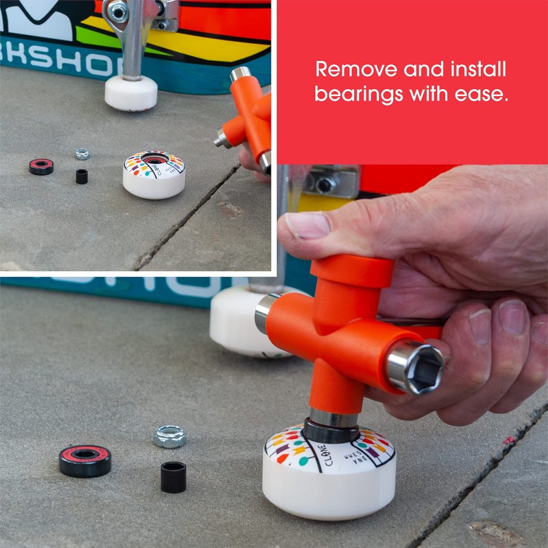 Reflex Utili-Tool Skate Tool (Orange/Chrome)