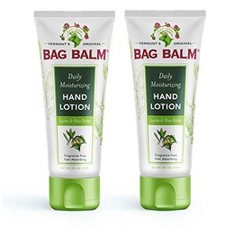 Bag Balm Vermont's Original Hand & Body Dry Skin Lotion, Daily Hand Lotion for Dry Hands - Fragrance-Free Hand Cream, Non-Greasy Hand Moisturizer, Hand Lotion, Tube - 3oz, 2 Pack