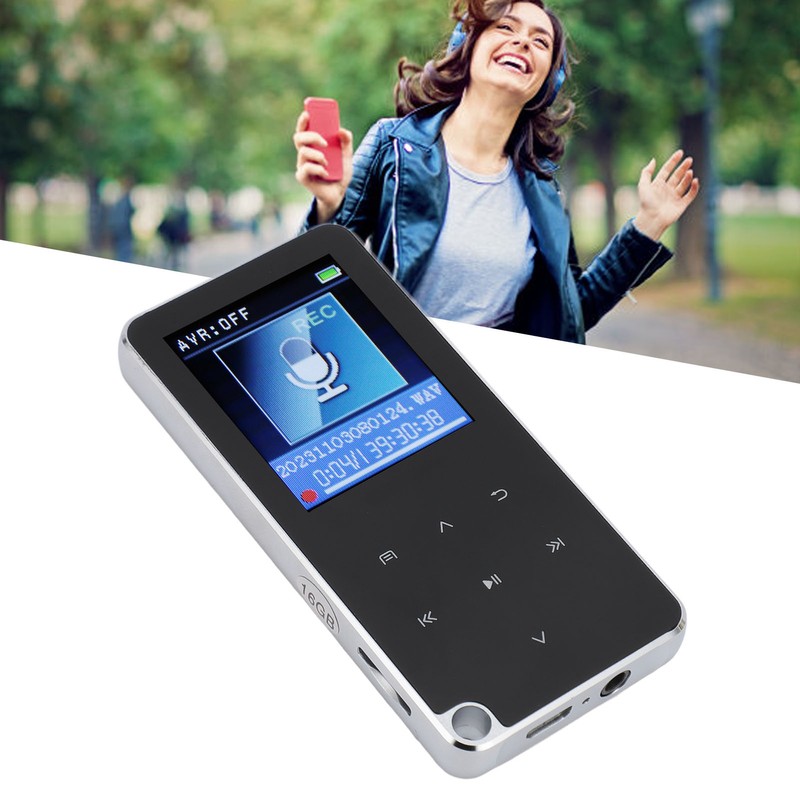 MP3 Player Bluetooth 5.2 Built in HD Speaker HiFi Sound