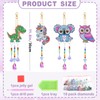Diamond Art Suncatchers Kit for Kids Gifts, 4 Pcs Double