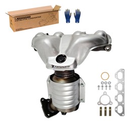 ZCATAPARTS Catalytic Converters Compatible with Honda Civic LX/HX/DX/CX/GX 1996-2000,Honda Civic Del Sol 1996-1997,Value Package 1999 L4 1.6L Front(EPA Compliant)