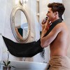 Emapoy Beard Bib Beard Apron, Beard Hair Catcher, Waterproof Beard