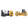 6pcs 1:64 Construction Vehicle Toy Mini Decoration Alloy Construction Vehicle