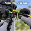 3M SC/APC Single-Mode Fiber Patch Cord – Waterproof Pre-Terminated Optical