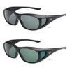 DAIWA DO-8422 Polarized Over Glasses Green Fishing Sunglasses