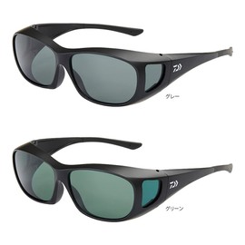 DAIWA DO-8422 Polarized Over Glasses Green Fishing Sunglasses