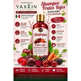 Shampoo Orgánico Frutos Rojos                                                                                                                         