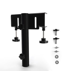 Oldriver Truck Flag Pole Mount Fit Various Truck Bed Frames,No Drilling Side Flag Pole Mount Kit for Truck Bed Fit Up to 1.2 Inch Pole Comes with Necessary Equipment (One Set)