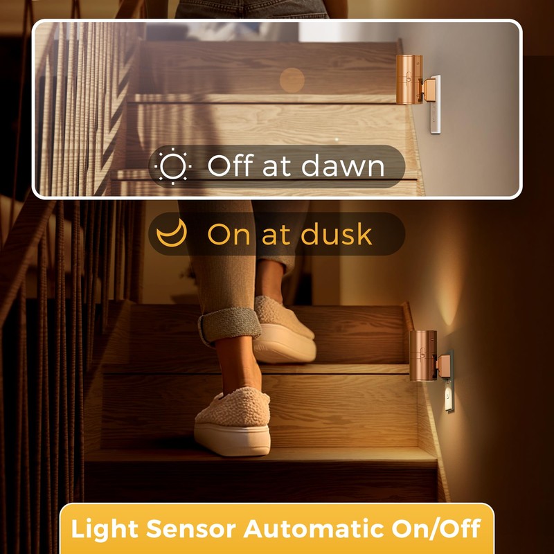 L LOHAS LED Night Light, Automatic Night Lights Plug into
