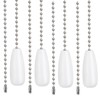 4pcs Ceiling Fan Chain Extenders, 12.68in Light Pull Chain Extension