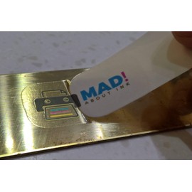 Madaboutink Clear Waterslide Decal Transfer Paper for Laser Printers & Copiers 5x A3 Sheet