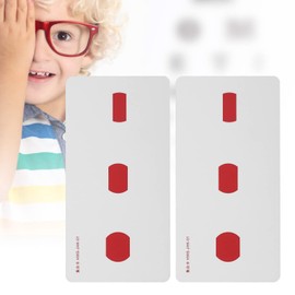 Shanrya AmblyopiaTrainingCards Dirt Resistant Red Green Strabismus Training Cards for Daily Use