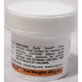Deoxit L260DNp Plus Mechanical and Electrical Grease - Infused with DeoxIT D100L to Help Break up Oxidation - 28 Gram jar