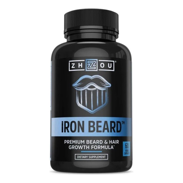 Barba Perfecta Con Iron Beard Maximiza Volumen 60 Capsulas Está