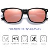 aisswzber Square Polarized Sunglasses for Women Men Classic Trendy Stylish