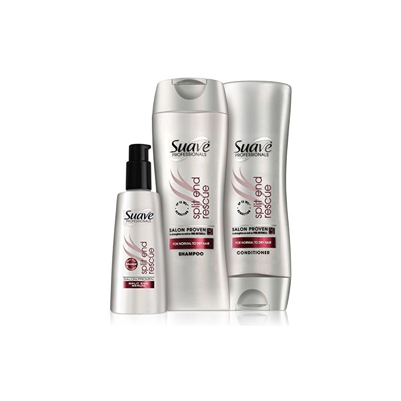 Suave Professionals Hair Serum, Split End Rescue, 3 Ounce