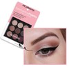 MCoBeauty Mcobeauty eyeshadow palette - burgundy-nudes 0.02 oz