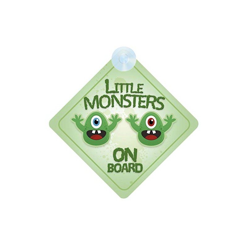 Children on Board Car Sign - Little Monsters Design with
