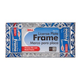 Bell Automotive 22-1-46455-8 Die-Cut Design License Plate Frame, Corrosion Resistant, Easy to Install