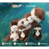 OUOZZZ 18.5" Otter Stuffed Animal 5-in-1 Otter Plush Toy for
