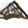 Hammer and Tongs - Ornate Iron Shelf Bracket - D120mm