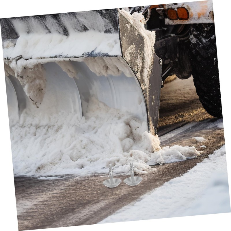 BESPORTBLE Snow Removal Plow Shoes Metal Replacement Parts Kit for/Skid