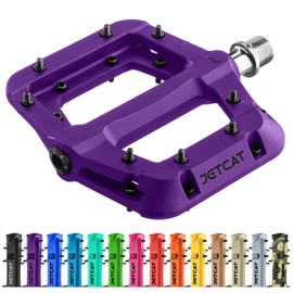 Pedales planos para bicicleta de montaña, pedales de bicicleta planos, pedales de bicicleta para BMX/MTN/carretera, grava/eBike, pedales BMX, pedales de plataforma plana, pedales de bicicleta