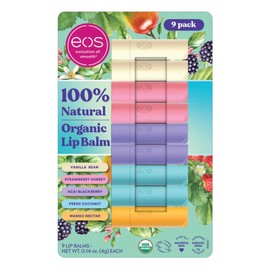eos Bálsamo labial | Cuidado de labios para reparar y proteger los labios agrietados y secos | (paquete de 1) 0.35 onzas