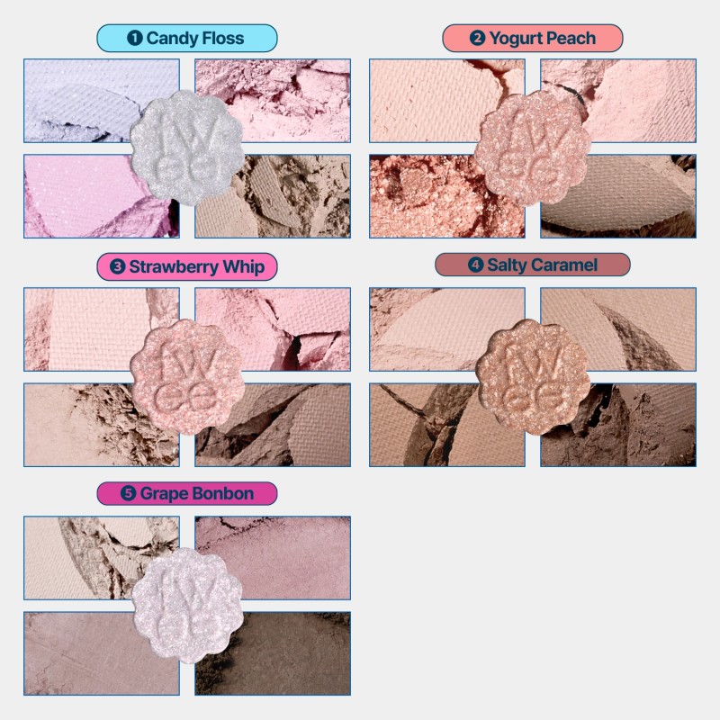 fwee [fwee]Pocket Eye Palette (5 Colors)