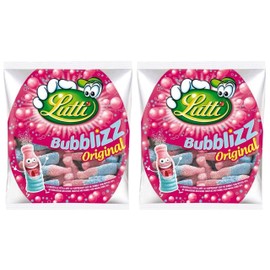French Lutti Original Bubblizz Bubblegum 250g From France Pack of 2