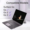 Tablet Keyboard Ergonomic Portable Bluetooth Tablet Leather Case Keyboard for